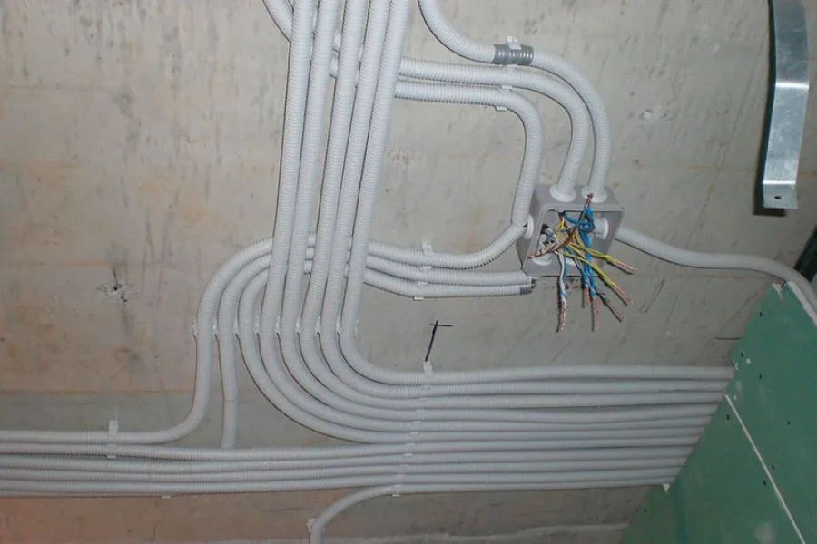 Монтаж электрики на автомойке