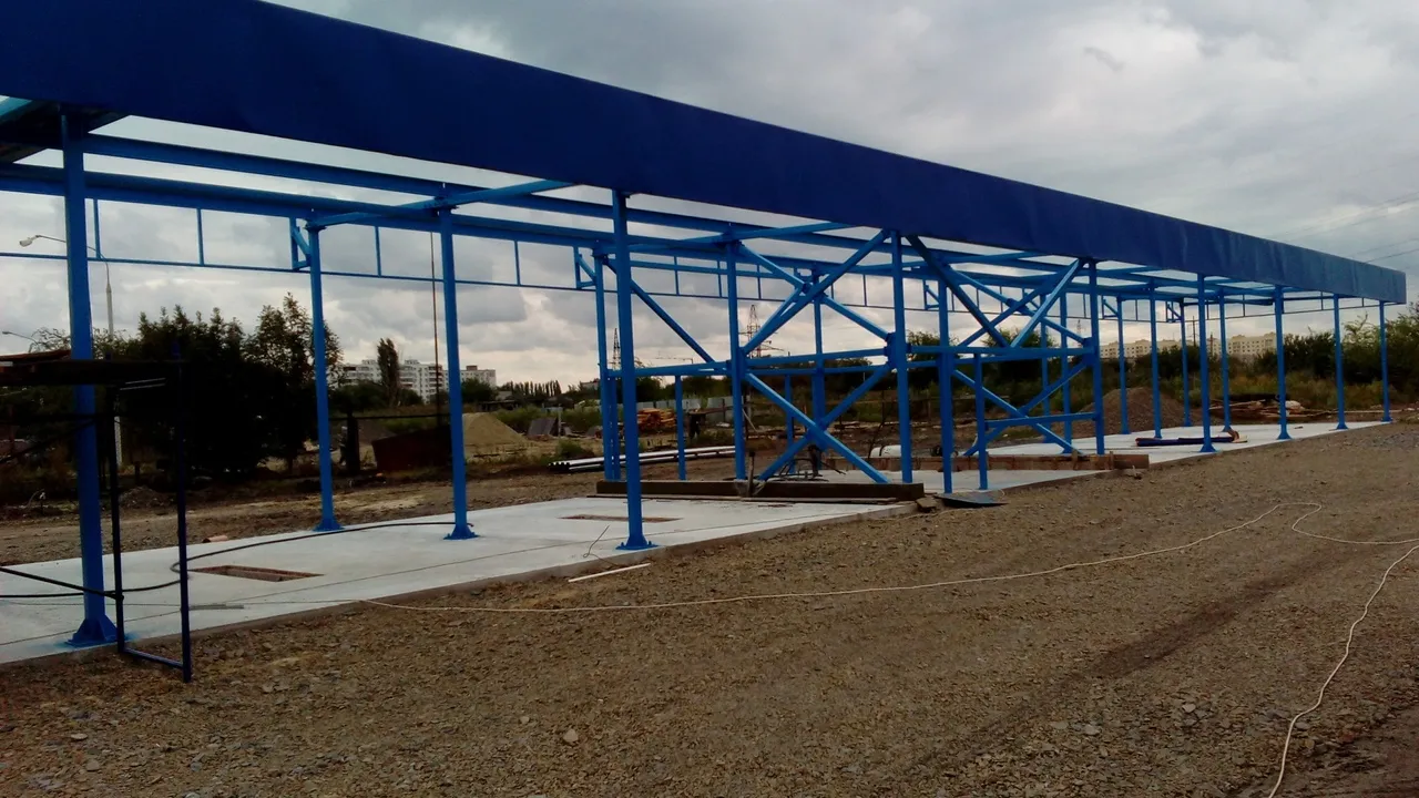 МСО 8 постов. Монтаж крыши